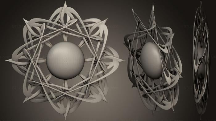 Geometric shapes (Sister Three, SHPGM_0155) 3D models for cnc
